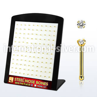 brs125 anodized surgical steel nose bones nose  piercing