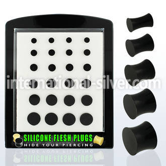 brsipg3 plugs gauges silicon body jewelry ear lobe