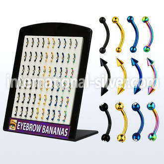 brte micro curved barbells anodized surgical steel 316l eyebrow