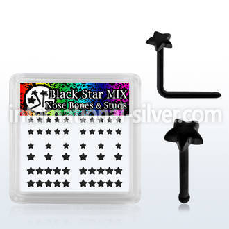 bxaksr nose bone acrylic body jewelry nose