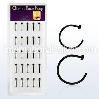 bxcln6 fake illusion body jewelry anodized surgical steel 316l nose