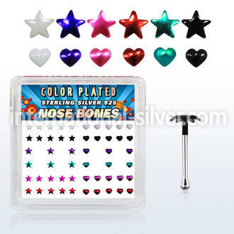 bxphs nose bone silver 925 nose