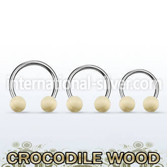 cbcr5 horseshoes organic body jewelry ear lobe