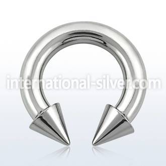 cbrcn6 horseshoes surgical steel 316l belly button