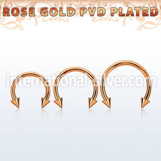 cbttcns horseshoes anodized surgical steel 316l ear lobe