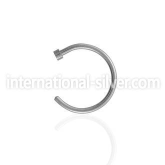 clns fake illusion hoops surgical steel 316l belly button