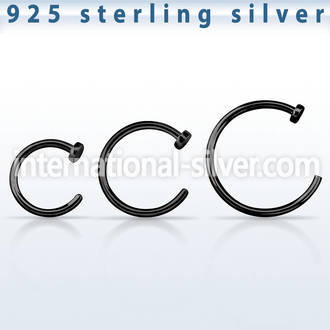 cpcln20 nose hoop silver 925 nose