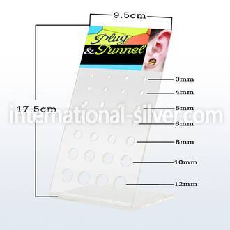 dac30 displays acrylic body jewelry belly button