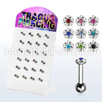 dacb118 straight barbells surgical steel 316l 
