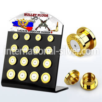 dapg100r plugs gauges anodized surgical steel 316l ear lobe