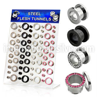 dapg38 tunnels gauges surgical steel 316l ear lobe