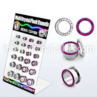 dapg64b tunnels gauges surgical steel 316l ear lobe