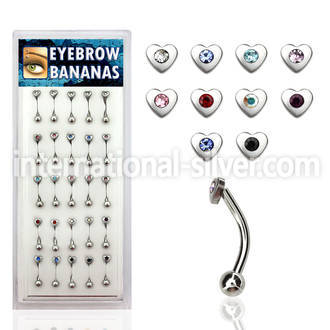 dbnem5 micro curved barbells surgical steel 316l eyebrow