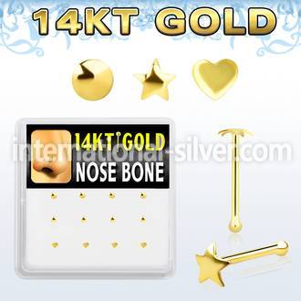 dgnb10 nose bone gold nose