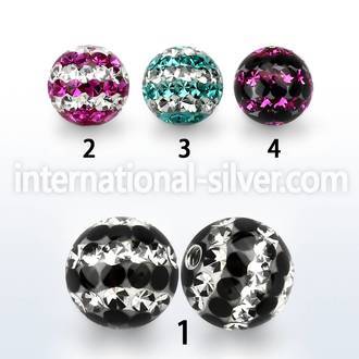 dmfr8 loose body jewelry parts surgical steel 316l belly button