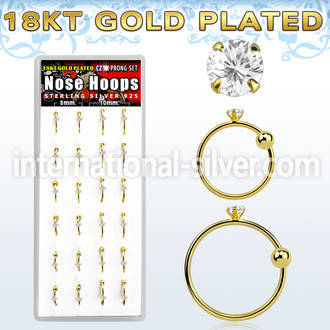 dnsm106 nose hoop silver 925 nose