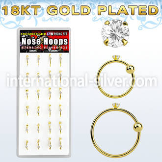 dnsm107 nose hoop silver 925 nose
