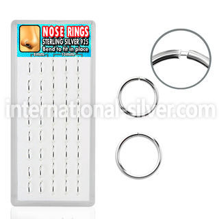 dnsm14 seamless segment rings silver 925 nose