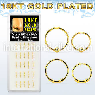 dnsp4 nose hoop silver 925 nose