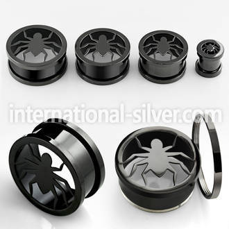 ftspi tunnels gauges anodized surgical steel 316l ear lobe