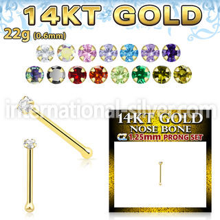 gbzm12 nose bone gold nose