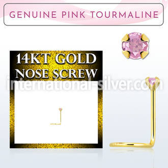 gscge3 l shape nose studs gold nose