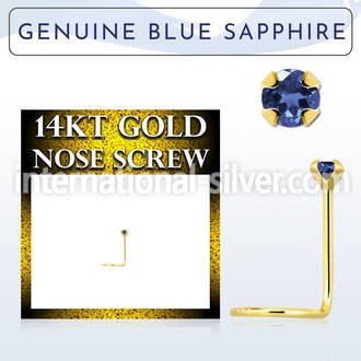 gscge9 l shape nose studs gold nose