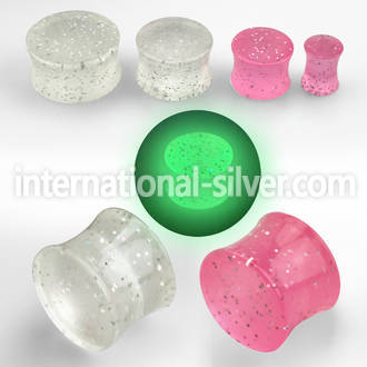 gtpg plugs gauges acrylic body jewelry ear lobe