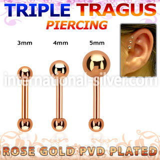 hexttab straight barbells anodized surgical steel 316l tragus