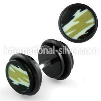 ilagr2 cheaters  illusion plugs and tapers acrylic body jewelry belly button
