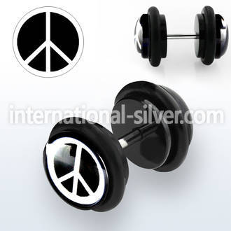 ilvgr17 cheaters  illusion plugs and tapers acrylic body jewelry ear lobe