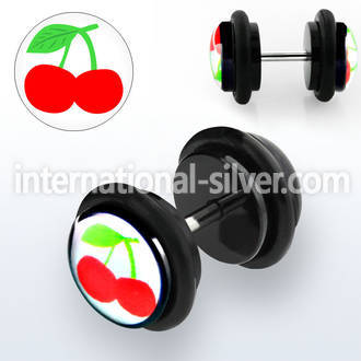 ilvgr19 cheaters  illusion plugs and tapers acrylic body jewelry belly button