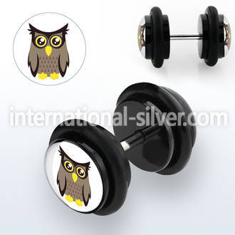 ilvgr63 cheaters  illusion plugs and tapers acrylic body jewelry belly button