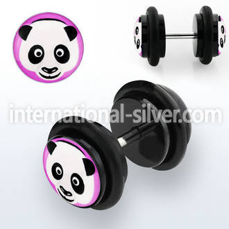 ilvgr66 cheaters  illusion plugs and tapers acrylic body jewelry ear lobe