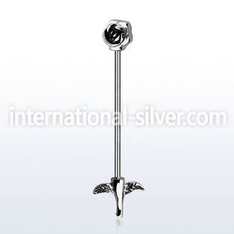 indsh27 straight barbells surgical steel 316l helix