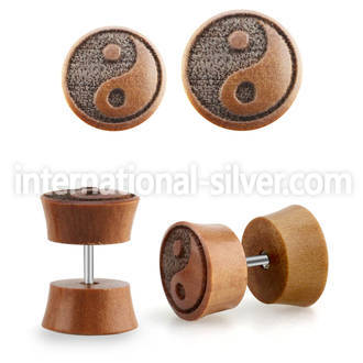 iplswa cheaters  illusion plugs and tapers organic body jewelry ear lobe
