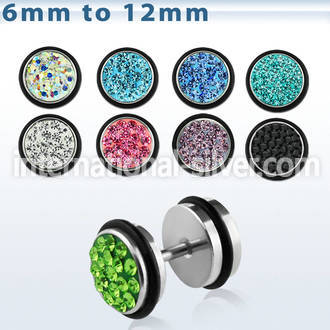 iprfc cheaters  illusion plugs and tapers surgical steel 316l belly button