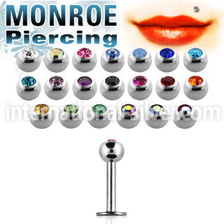 lbcmn labrets lip rings surgical steel 316l labrets chin