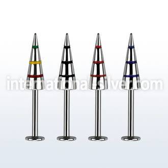 lbcnyl labrets lip rings anodized surgical steel 316l labrets chin