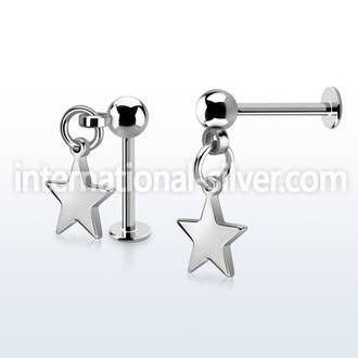 lbeb770 surgical steel labrets lower lip tragus upper lip monroe piercing