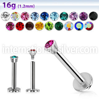 lbic labrets lip rings surgical steel 316l labrets chin