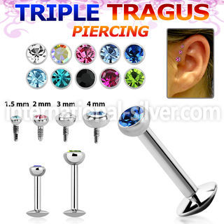 lbirc labrets lip rings surgical steel 316l tragus