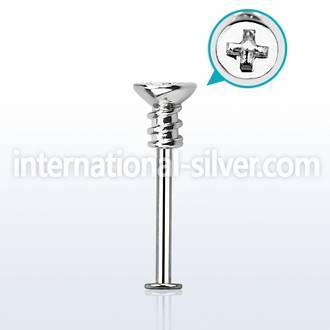 lbscw2 labrets lip rings surgical steel 316l labrets chin
