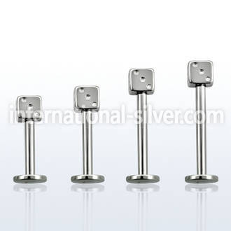 lbsdi3 labrets lip rings surgical steel 316l labrets chin