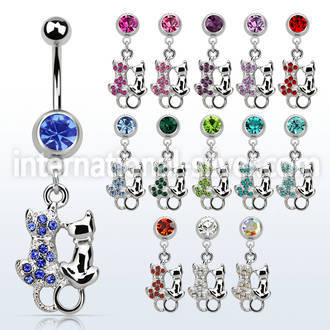 mcd2ct belly rings surgical steel 316l belly button