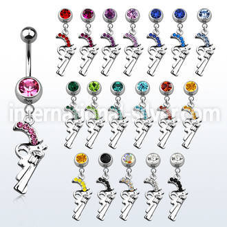 mcd358 belly rings surgical steel 316l belly button