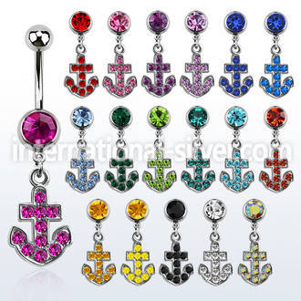 mcd391 belly rings surgical steel 316l belly button
