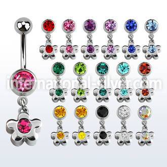 mcd399 belly rings surgical steel 316l belly button