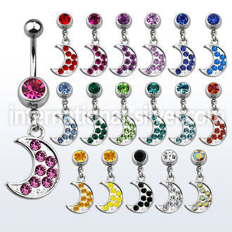 mcd401 belly rings surgical steel 316l belly button