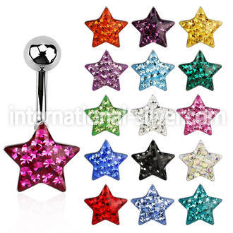 mcd427 belly rings surgical steel 316l belly button